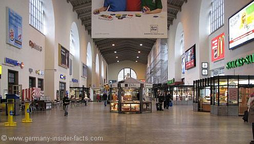 Hall at Stuttgart train station