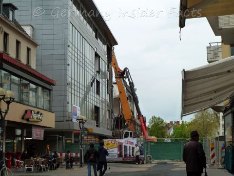 demolition of a house