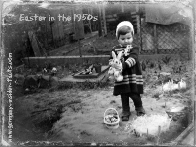 yesteryears photo of a little girl at easter
