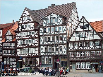 half-timbered houses