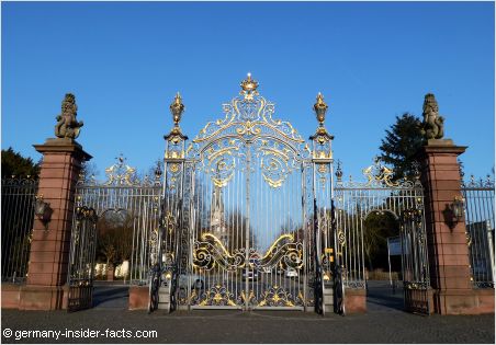beautiful entrance door schloss philippsruhe