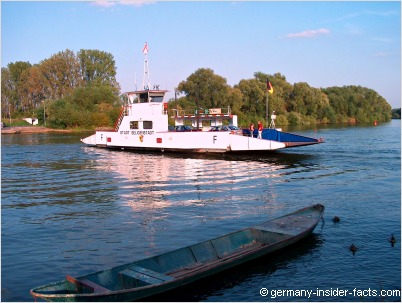 ferry and boat on the river main