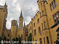 detailed view of hohenzollern castle