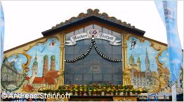 hacker tent at oktoberfest munich