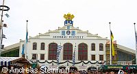 hofbräu tent at the oktoberfest