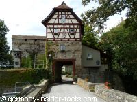 half-timbered gate house