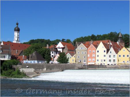 Weir of the Lech river