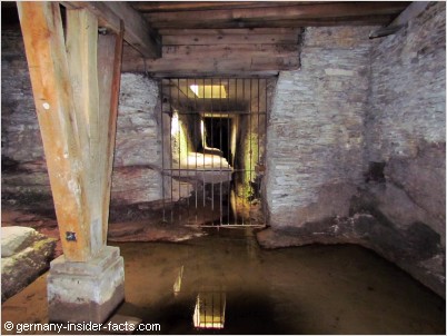 underground area at the amphitheatre