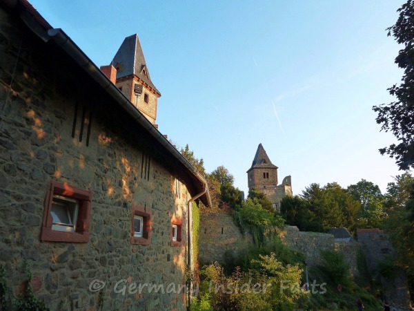 Towers of Frankenstein castle, the Burg is haunted at Halloween Towers of Frankenstein castle, the Burg is haunted at Halloween